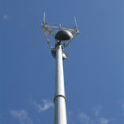携帯電話信号のための上塗を施してある電流を通された 3G テレコミュニケーション タワーを粉にして下さい