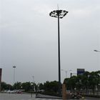 Motoway の照明のための HDG 50m の洪水の街灯柱の多角形高いマスト
